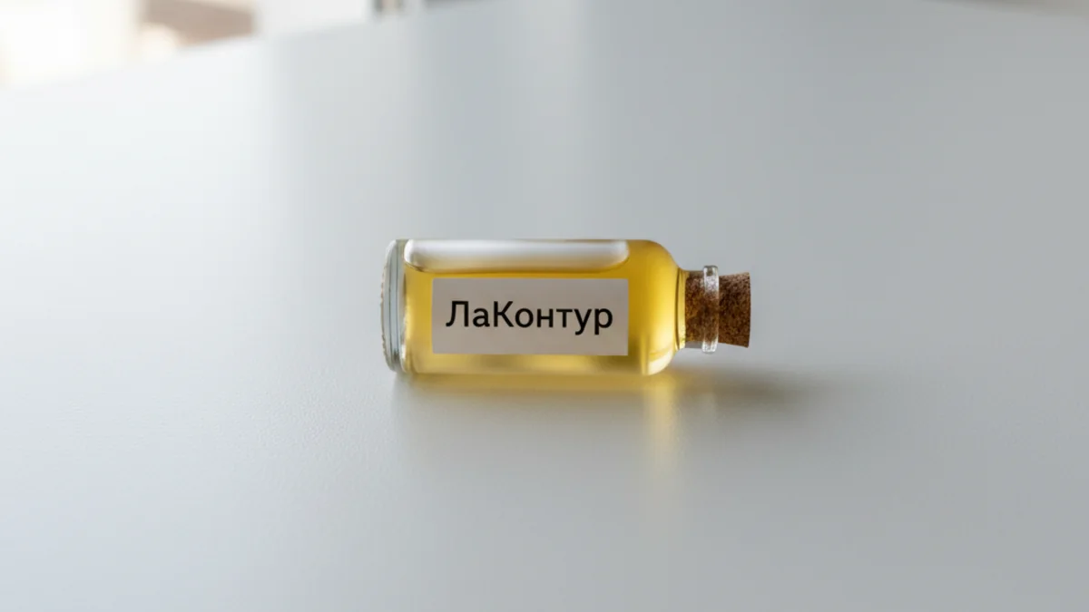 Стерильные насадки, перчатки и масло для кутикулы на рабочем столе мастера педикюра